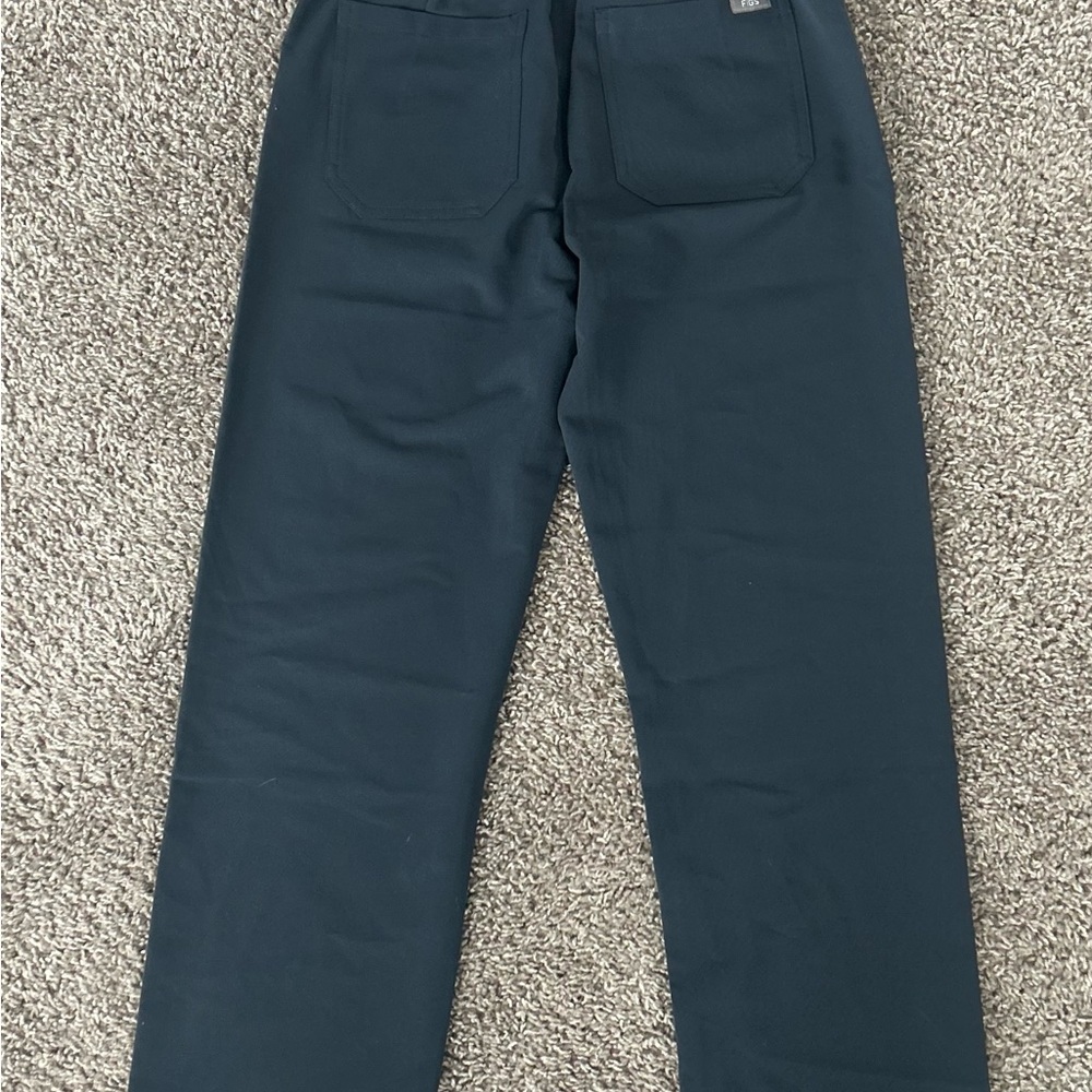 Basic Navy Drawstring Pants - Picture 2 of 7
